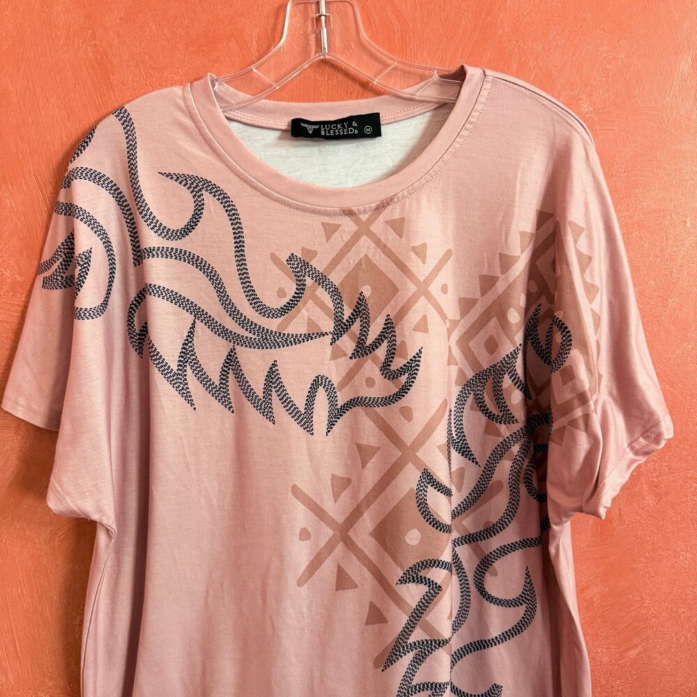 Lucky and Blessed oversized women’s top size medium